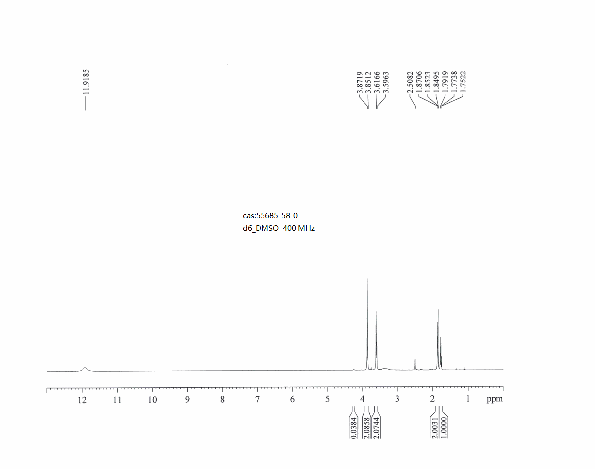 (1R,5S,6s)-3-Oxabicyclo[3.1.0]hexane-6-carboxylic acid(55685-58-0) <sup>1</sup>H NMR