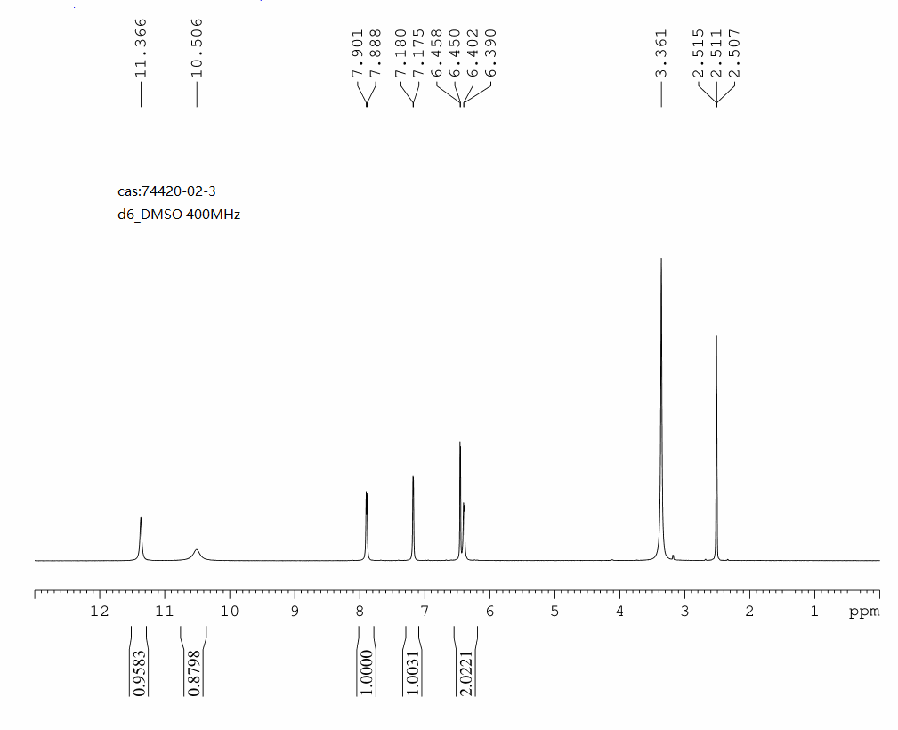 4-HYDROXY-7-AZAINDOLE(74420-02-3) <sup>1</sup>H NMR