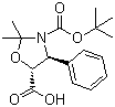 （4S,5R）-2，2-二甲基-4-苯基-3-叔丁氧基羰基-3，5-氧氮杂环戊烷甲酸