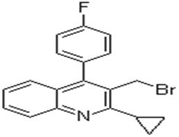 3-溴甲基-2-环丙基-4-(4'-氟苯基)喹啉