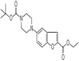 维拉佐酮中间体：5-(4-叔丁氧羰基-哌嗪-1-基)苯并呋喃-2-甲酸乙酯