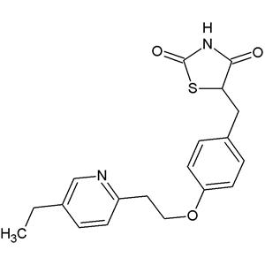5-{[4-[2-(5-乙基-2-吡啶基)-乙氧基]苯基]亚甲基}-2,4-噻唑烷二酮