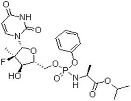 N-[[P(S),2'R]-2'-脱氧-2'-氟-2'-甲基-P-苯基-5'-尿苷酰基]-L-丙氨酸异丙酯