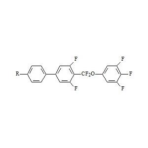 对烷基-2,6-二氟联苯基-二氟甲氧基-3,4,5-三氟苯