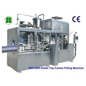 Uht Flavoured Milk Pasteurized Milk Filling Sealing Machines BW-2500