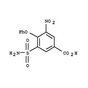 Benzoic acid,3-(aminosulfonyl)-5-nitro-4-phenoxy- (CAS No.28328-53-2)
