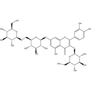 槲皮素-3-O-β-D-葡萄糖-7-O-β-D-龙胆双糖苷