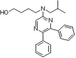 4-[(5,6-二苯基-2-吡嗪基)(1-甲基乙基l)氨基]-1-丁醇