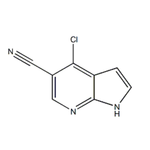 4-氯-1H-吡咯并[2,3-B]吡啶-5-甲腈