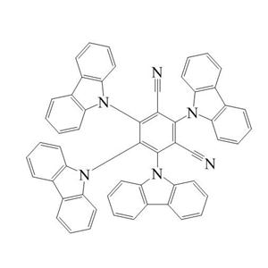 1,2,3,5‐tetrakis(carbazol‐9‐yl)‐4,6‐dicyanobenzene