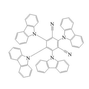 1,2,3,5‐tetrakis(carbazol‐9‐yl)‐4,6‐dicyanobenzene
