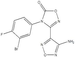 3-(4-氨基-1,2,5-噁二唑-3-基)-4-(3-溴-4-氟苯基)-1,2,4-二唑-5(4H)-酮