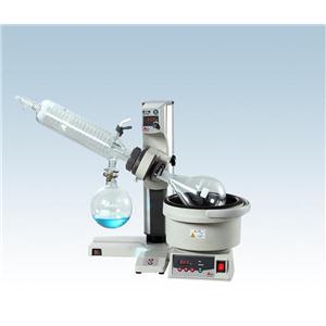 旋转蒸发仪(电动升降, 斜式双重蛇形盘管, 1-2L试剂瓶)
