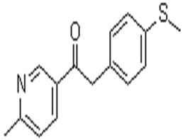 1-(6-甲基-3-吡啶)-2-[4-(甲巯基)苯基]-乙酮