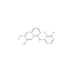 4-(3-氟-2-氟苯胺）-6-羟基-7-甲氧基喹唑啉