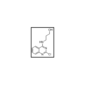 3-((2-chloroquinazolin-4-yl)amino)propan-1-ol
