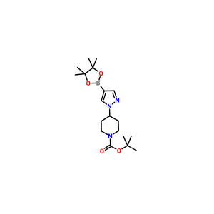 4-[4-(4,4,5,5-四甲基-1,3,2-二氧杂环戊硼烷-2-基)-1H-吡唑-1-基]哌啶-1-甲酸叔丁酯