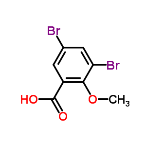 2-甲氧基-3,5-二溴苯甲酸