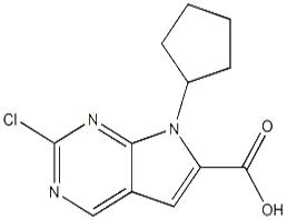 2-氯-7-环戊基-7H-吡咯并[2,3-D]嘧啶-6-甲酸