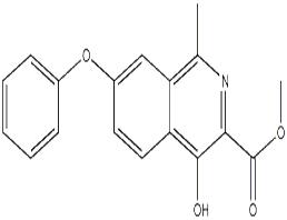 4-羟基-1-甲基-7-苯氧基-3-异喹啉羧酸甲酯