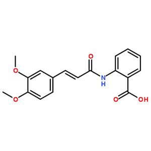 N-3,4-二甲基氧基肉桂酰-邻氨基苯甲酸