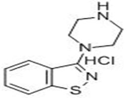 3-(1-哌嗪基)-1,2-苯异噻唑盐酸盐