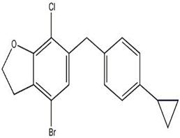 4-bromo-7-chloro-6-[(4-cyclopropylphenyl)methyl]-2,3-dihydro-1-benzofuran
