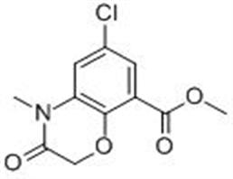 6-氯-3,4-二氢-4-甲基-3-氧代-2H-1,4-苯并恶嗪-8-羧酸甲酯