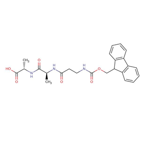 (2S)-2-[(2S)-2-[3-({[(9H-fluoren-9-yl)methoxy]carbonyl}amino)propanamido]propanamido]propanoic acid