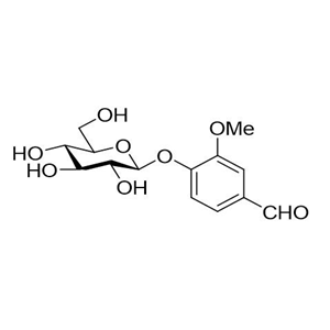 4-(β-D-葡萄糖氧基)-3-甲氧基苯甲醛，4-(β-D-Glucopyranosyloxy)-3-methoxybenzaldehyde