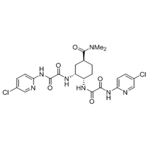 N1,N1'-[(1S,2R,4S)-4-(二甲氨基羰基)环己-1,2-二基]-双[N2-(5-氯吡啶-2-基)乙二酰胺]