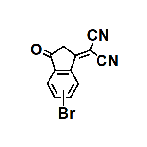 5(6)-溴-3-(二氰基亚甲基)茚-1-酮混合物