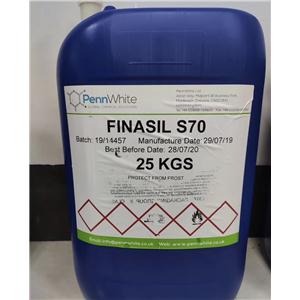 英国PennWhite手感剂FINASIL S70(固含70%)水性硅乳液手感剂；应用于水性涂料