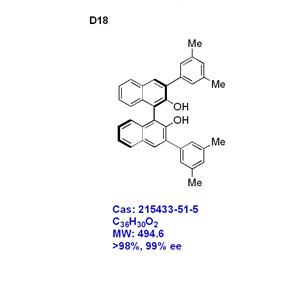 (R)-3,3'-双(3,5-双甲基苯基)-1,1'-联萘酚