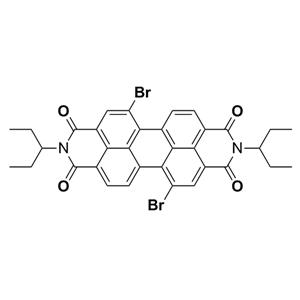N,N'-bis(ethylpropyl)-1,7-dibromoperylene-3,4,9,10-tetracarboxylic acid bisimide