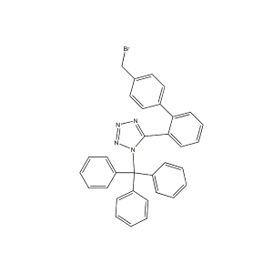 N-(三苯基甲基)-5-(4'-溴甲基联苯-2-基)四氮唑