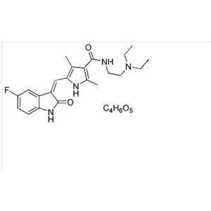 N-(2-(二乙基氨基)乙基)-5-((Z)-(5-氟-1,2-二氢-2-氧代-3H-吲哚-3-亚基)甲基)-2,4-二甲基-1H-吡咯-3-甲酰胺 (2S)-羟基丁二酸盐 产品图片