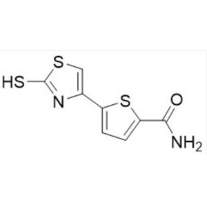 2-甲酰胺-5-(2-巯基-1,3-噻唑-4-基)-噻吩   阿罗洛尔中间体