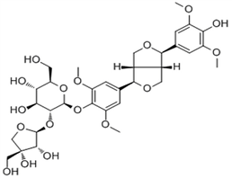 Syringaresinol 4-O-β-D-apiofuranosyl-(1→2)-β-D-glucopyranoside