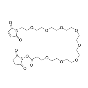 马来酰亚胺-八聚乙二醇-丙烯酸琥珀酰亚胺酯,Maleimide-PEG8-NHS ester