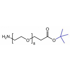 Amino-PEG8-t-butyl ester,氨基-八聚乙二醇-丙酸叔丁酯