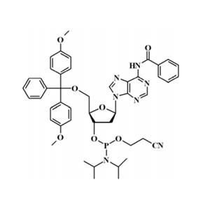 5'-O-(4,4'-二甲氧基三苯基)-N6-苯甲酰基-2'-脱氧腺苷-3'-(2-氰乙基-N,N-二异丙基)亚磷酰胺