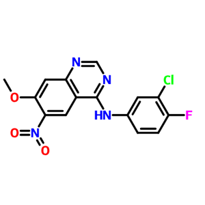 N-(3-氯-4-氟苯基)-7-甲氧基-6-硝基喹唑啉-4-胺