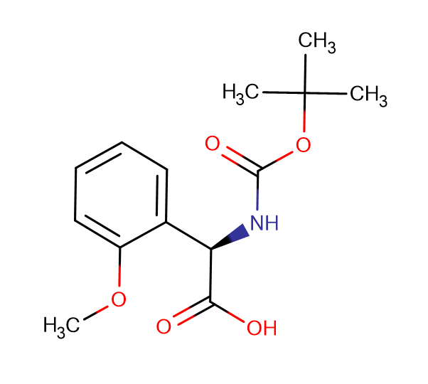 Boc-(R)-2-Methoxy-phenylglycine BOC-R-2-甲氧基苯甘氨酸