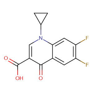 1-环丙基-6,7-二氟-1,4-二氢-4-氧代-3-喹啉甲酸