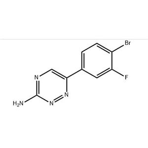 6-(4-溴-3-氟苯基)-1,2,4-三嗪-3-氨基