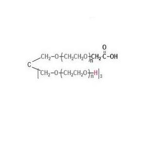 四臂聚乙二醇，三臂羟基一臂羧酸,(HO)3-4-arm-PEG-COOH