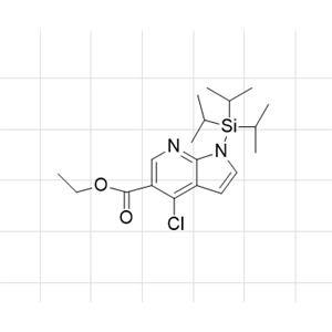 4-氯-1-(三异丙基甲硅烷基)-1H-吡咯并[2,3-B]吡啶-5-甲酸乙酯