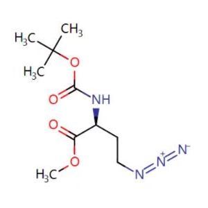 3-叠氮基-N-[叔丁氧羰基]-D-丙氨酸，Boc-D-Dap(N3) CHA salt