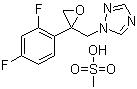 CAS 登录号：86386-77-8, 1-[2-(2,4-二氟苯基)-2,3-环氧丙烷]-1H-1,2,4-三氮唑甲磺酸盐